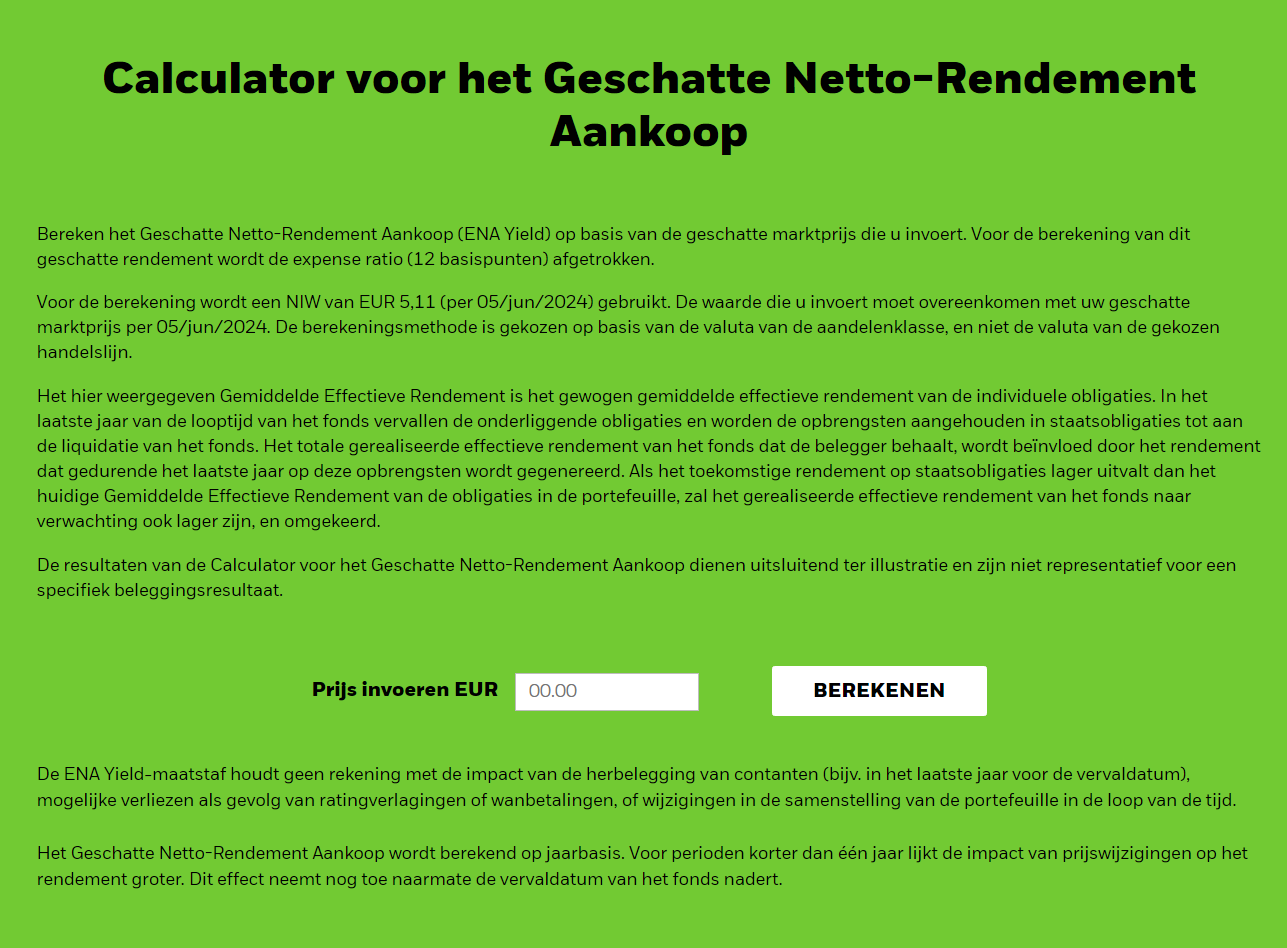 Afbeelding van Geschatte netto aankoopcalculator.